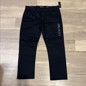 Banana Republic Men's black travel jeans